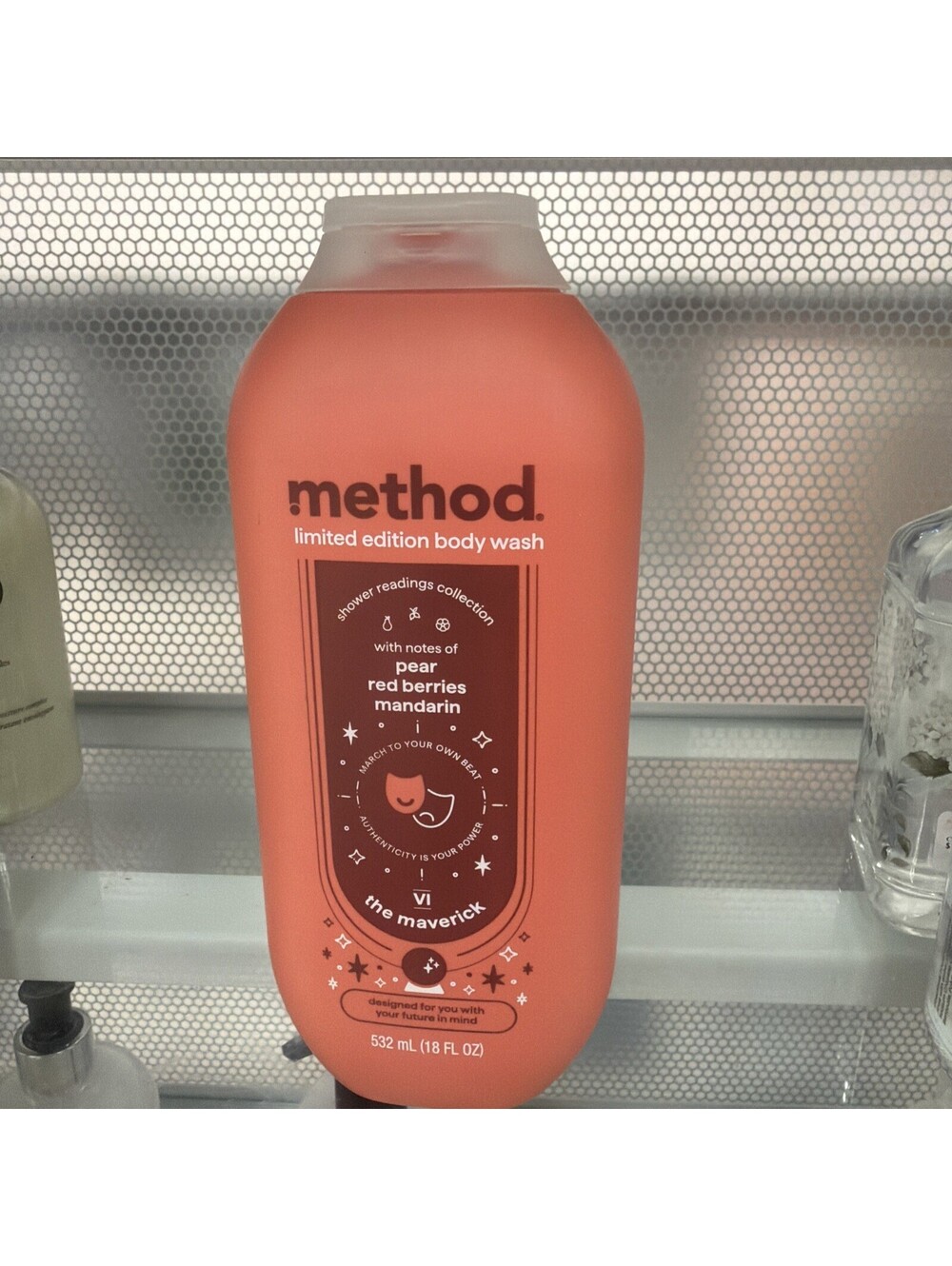 Method Limited Edition Body Wash Pear Red Berries Mandarin 18 fl oz New Sealed
